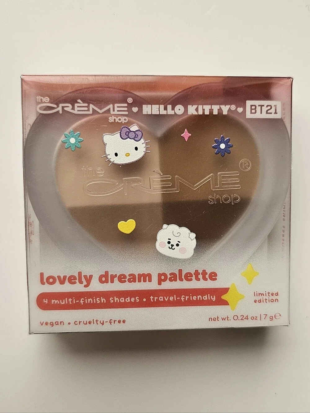 THE CREME SHOP Sanrio Hello Kitty BT21 Lovely Dream Palette eyeshadow beauty new